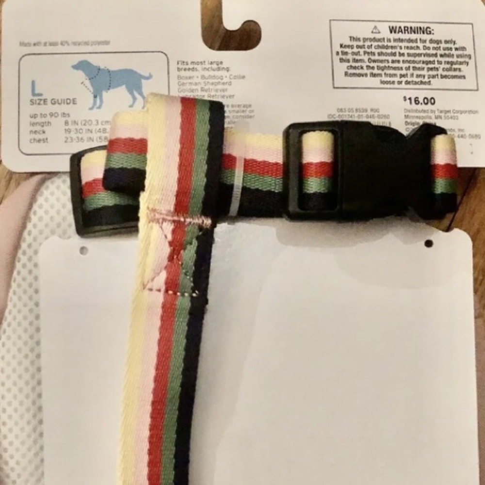 Boots & Barkley Backpack Adjustable Dog Harness PINK NEW Medium or Small Choose! - Picture 10 of 12